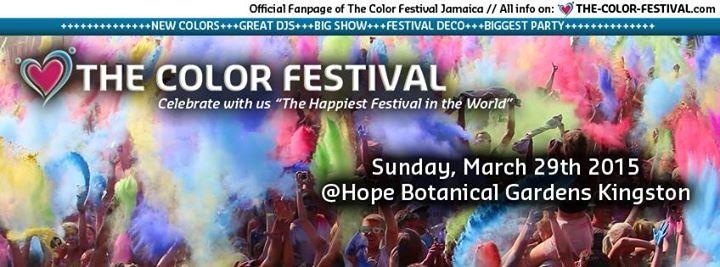 // THE COLOR FESTIVAL - Sunday, March 29th 2015