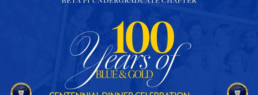 100 years of blue & gold - centennial dinner