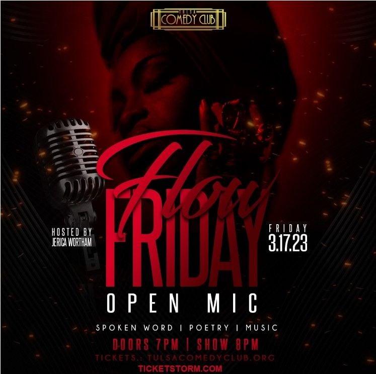 FLOW FRIDAY OPEN MIC - Spoken Word | Poetry | Music