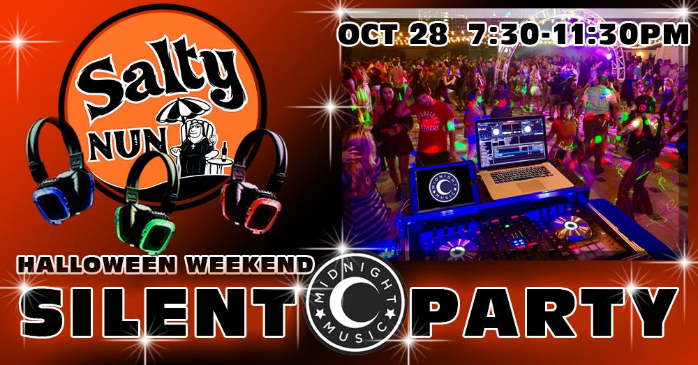 Halloween Weekend Silent Party
Fri Oct 28, 7:30 PM - Fri Oct 28, 11:30 PM
in 9 days