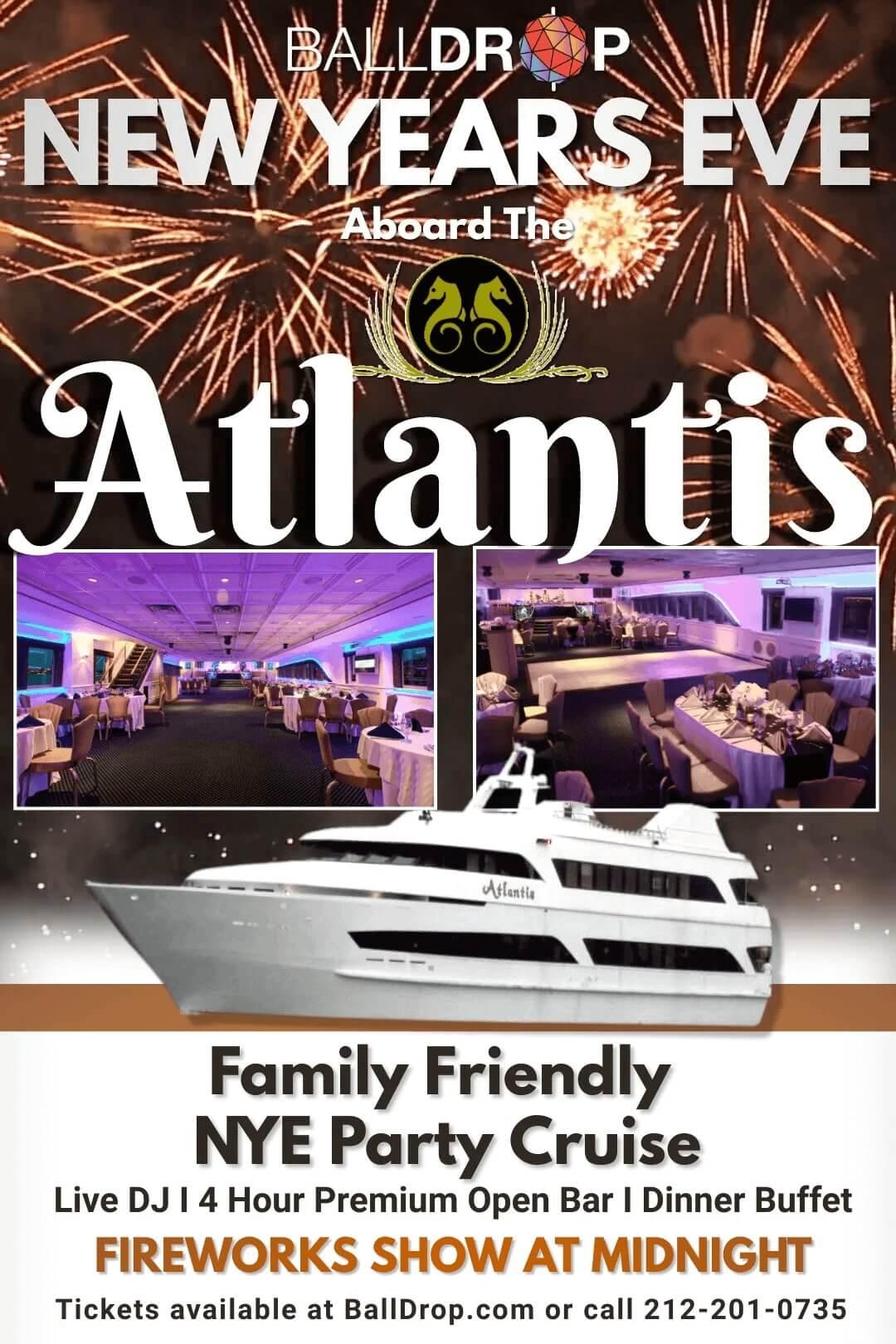 New year's eve party -- Atlantis NYE Party Cruise