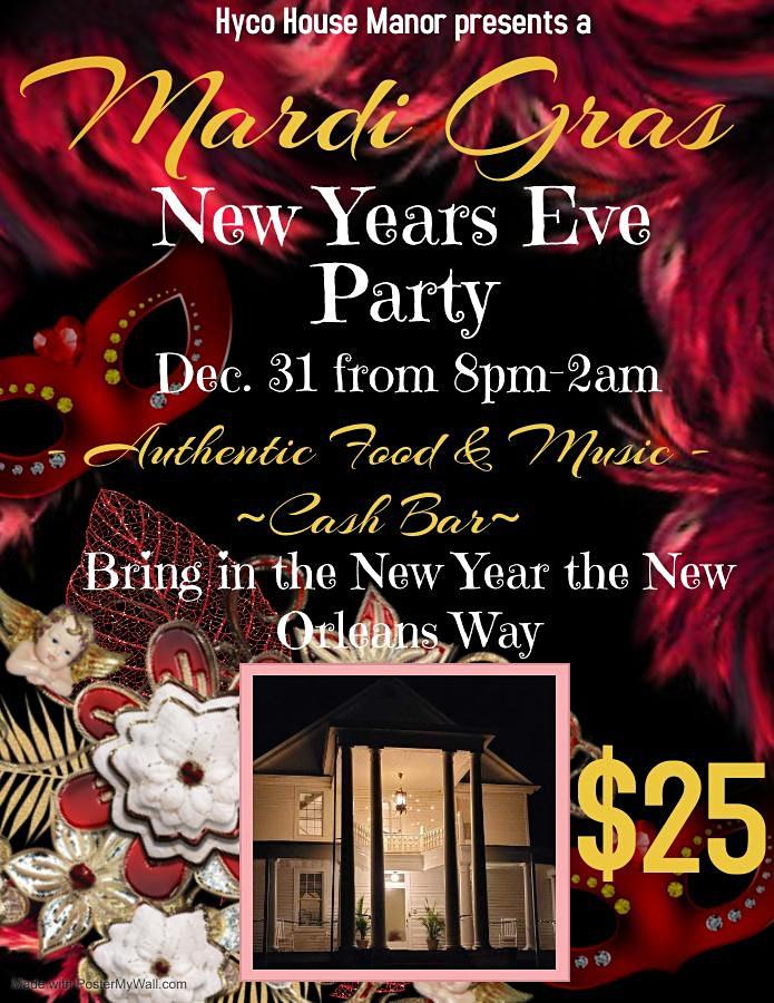 Mardi Gras New Years Eve