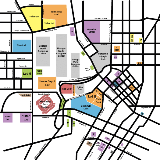 PARKING: Atlanta Falcons vs. Tampa Bay Buccaneers (Date: TBD)