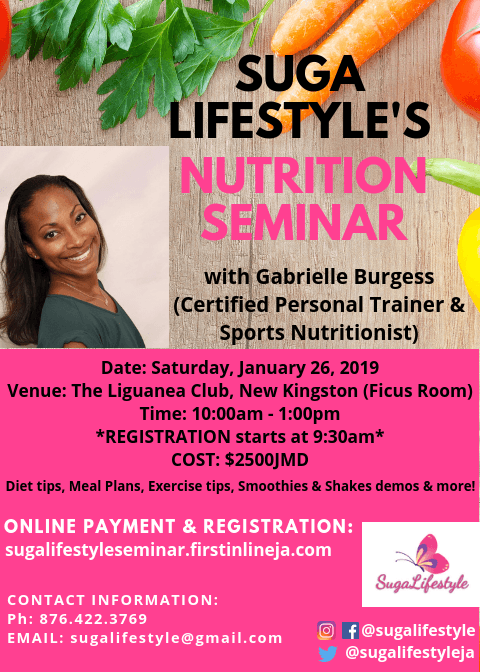 Suga Lifestyle's Nutrition Seminar