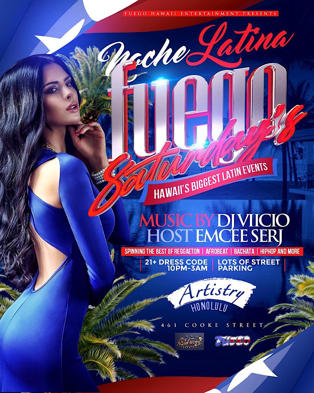 Fuego Saturdays
Sat Nov 12, 7:00 PM - Sun Nov 13, 3:00 AM
in 8 days