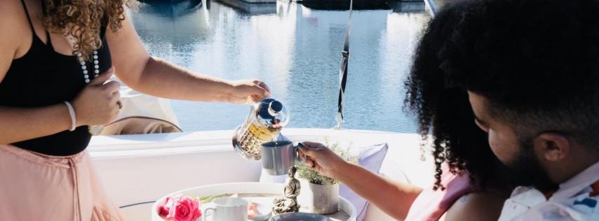 Afternoon Tea Time for Two with an Ocean View