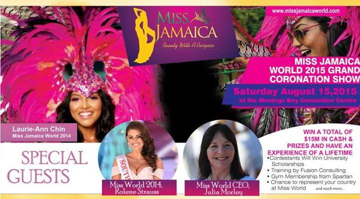 Miss Jamaica World 2015 Coronation Show