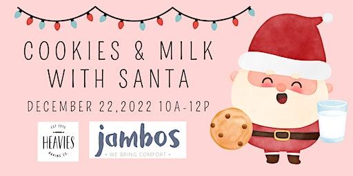 Jambos Cookies & Milk with Santa