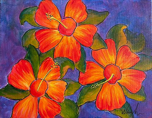Hibiscus Paint Party at the Studios of Cocoa Beach Feb 26, 2022