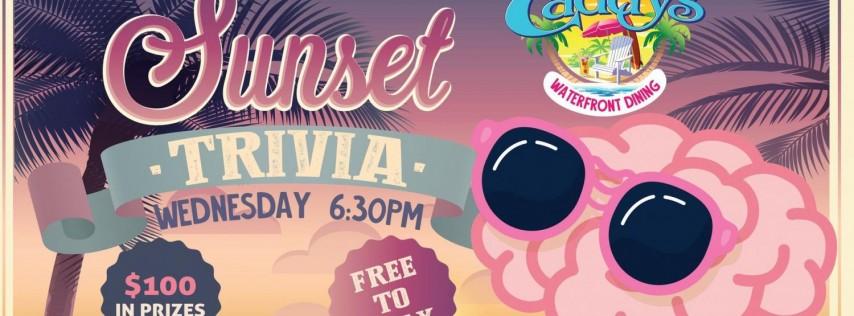 Sunset Trivia at Caddy's!