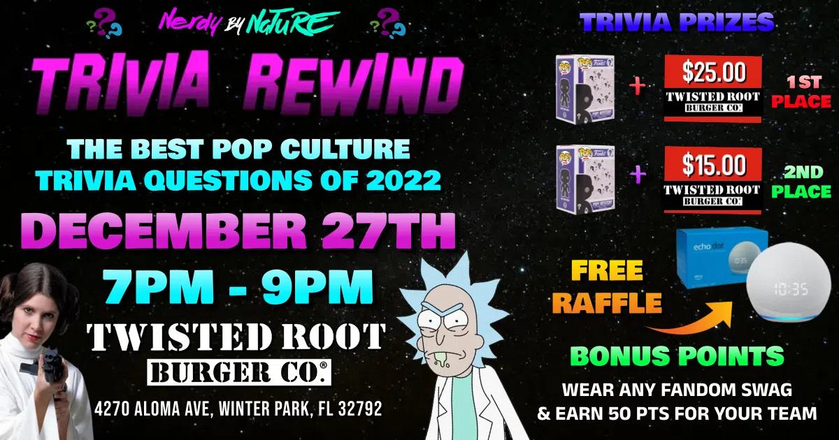 Trivia Rewind 2022 @ Twisted Root