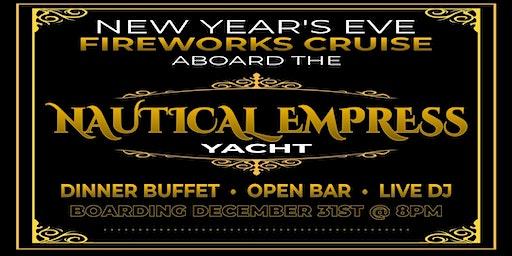 New Year's Eve Fireworks Cruise aboard the Nautical Empress Yacht