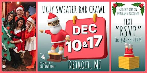 Official Ugly Sweater Bar Crawl Detroit, MI Bar Crawl LIVE (2 Dates)