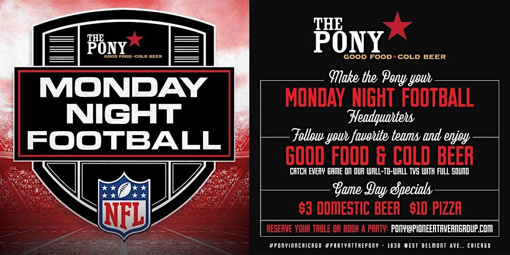 Monday Night Football at The Pony Inn