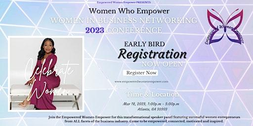 WOMEN IN BUSINESS NETWORKING 2023 CONFERENCE