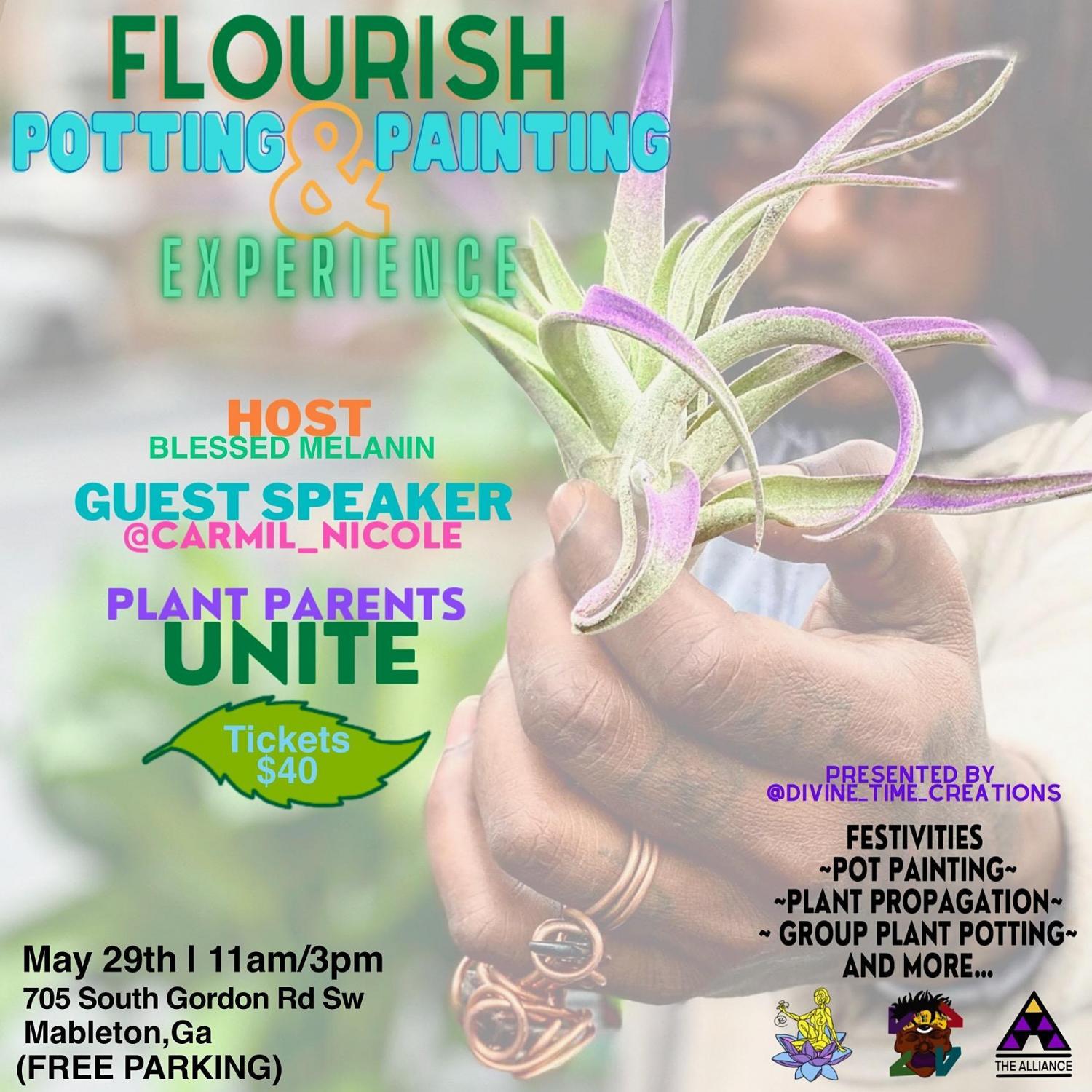 FLOURISH- A POTTING & PAINTING EXPERIENCE