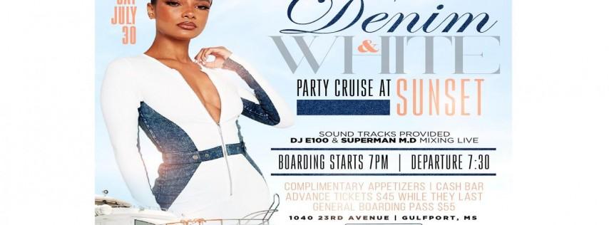 Denim & White Party Cruise at Sunset