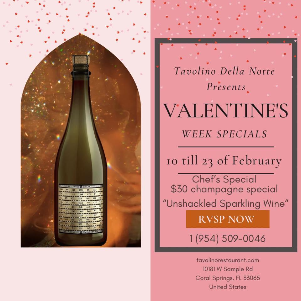 Valentines Day at Tavolino Della Notte