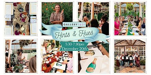 HINTS & HUES • PAINT & SIP PARTY