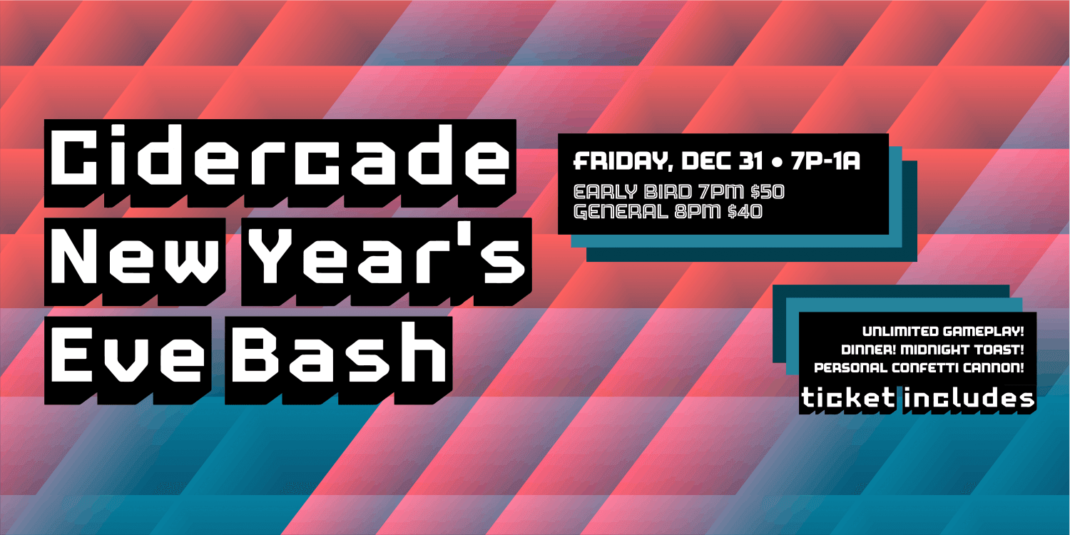 NYE Cidercade Dallas Bash