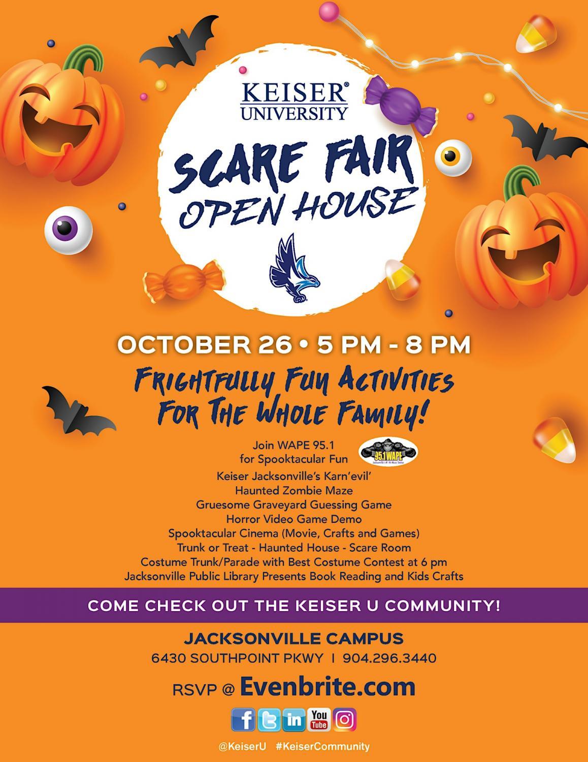 Scare Fair - Open House
Wed Oct 26, 7:00 PM - Wed Oct 26, 7:00 PM
in 7 days