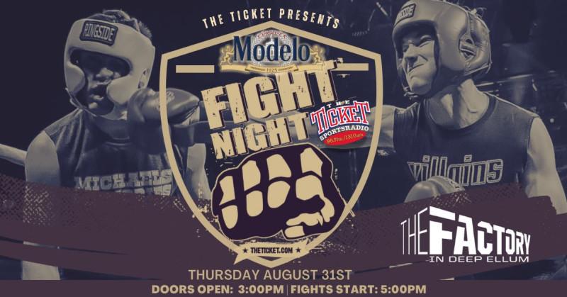 Modelo Ticket Fight Night