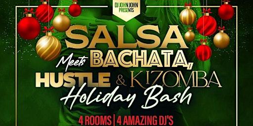 SALSA MEETS BACHATA Holiday Bash at NYC's Biggest Dance Studio