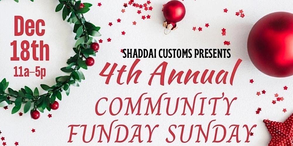 4th Annual Community Funday Sunday