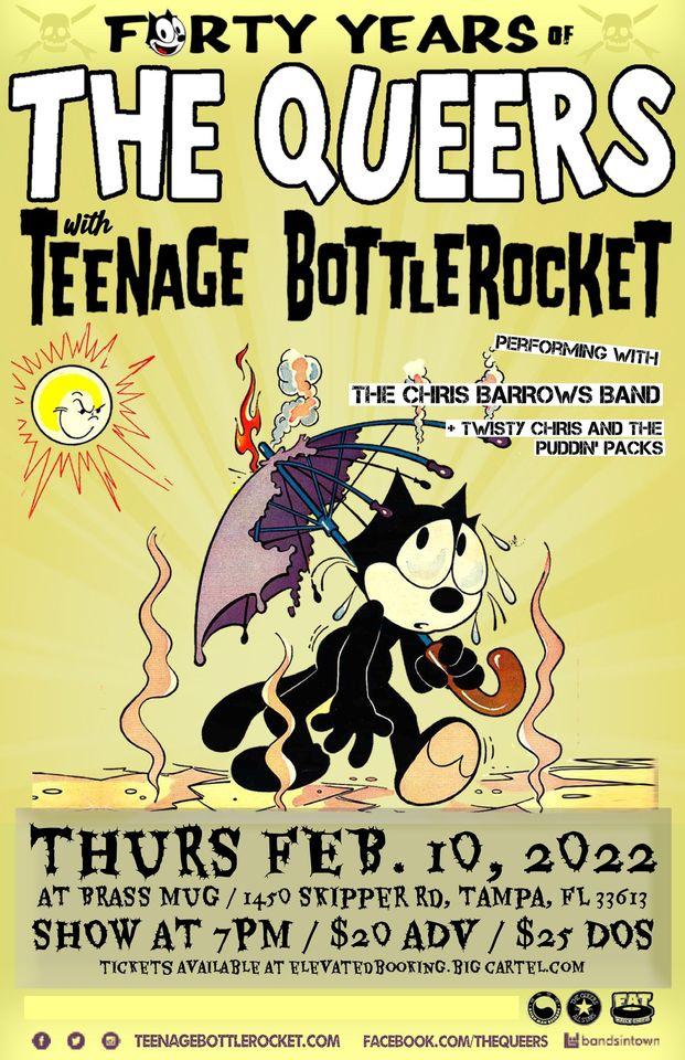 Queers 40th anniversary tour with Teenage Bottlerocket 2022