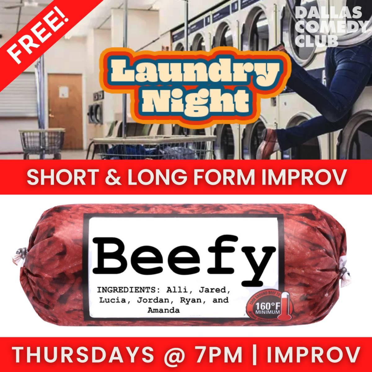 CLUB IMPROV TEAMS: Laundry Night & Beefy