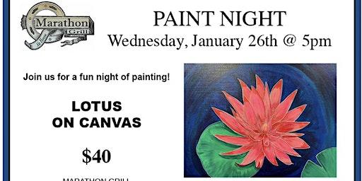 PAINT NIGHT at Marathon Grill