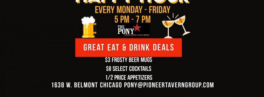 HAPPY HOUR AT THE PONY INN