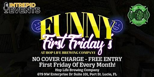 Funny First Friday's Comedy Showcase at Hop Life Brewing