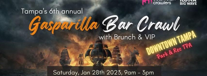 6th Annual Gasparilla Bar Crawl, Brunch And VIP - Tampa (Park And Rec TPA)