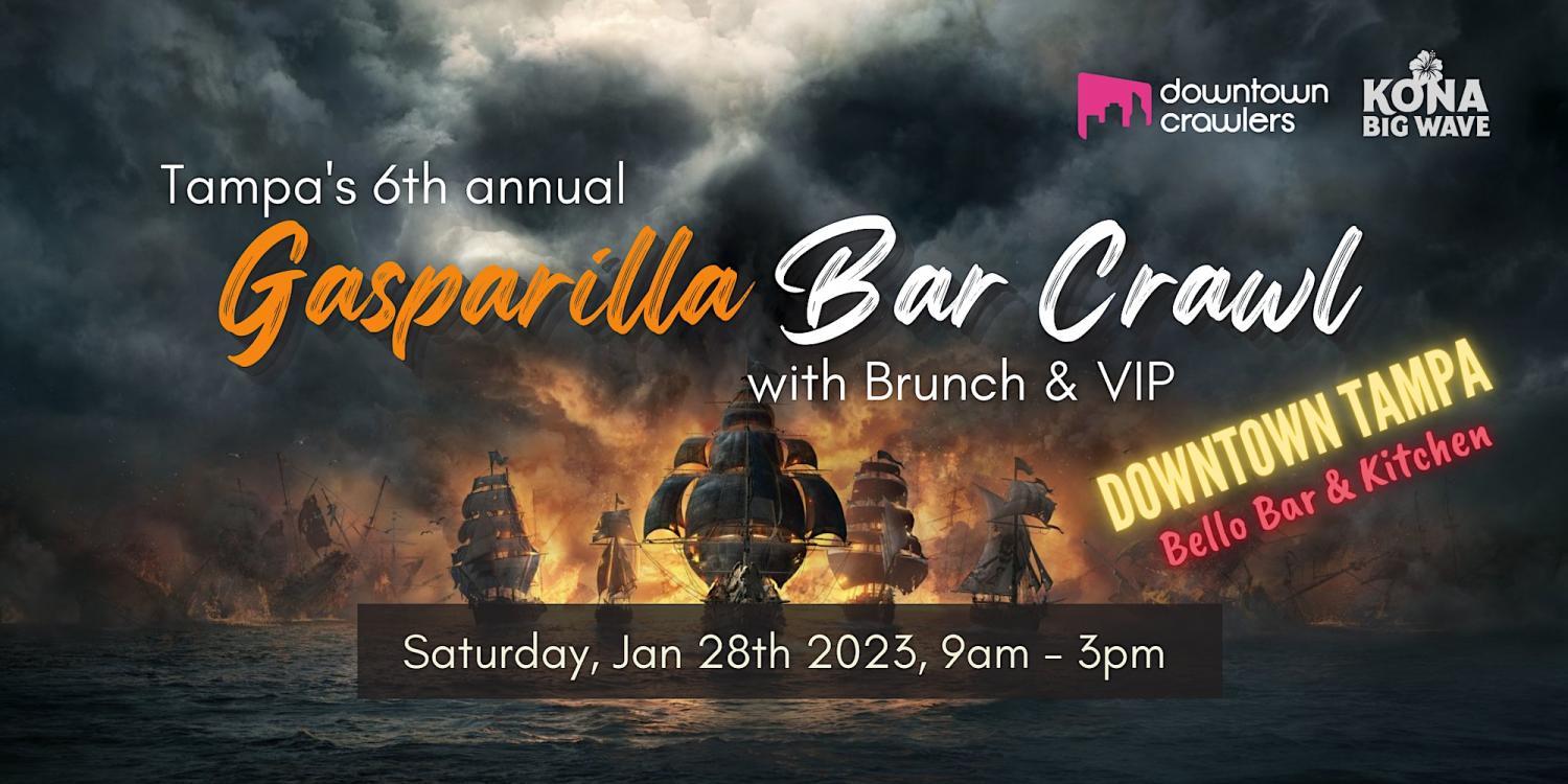 6th Annual Gasparilla Bar Crawl, Brunch & VIP - Tampa (Bello)