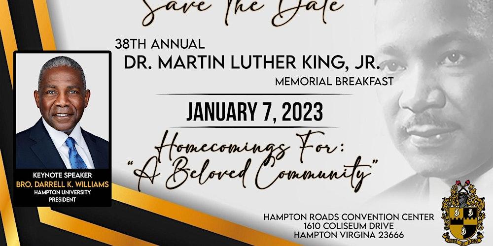 38th Annual Dr. Martin Luther King, Jr. Memorial Breakfast