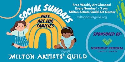 Social Sundays: Weekly Free Art Classes for the Family