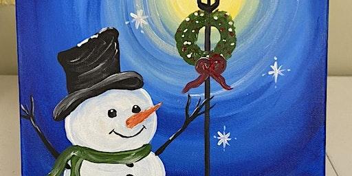 Snowman  Masterpiece and Messages Paint Night