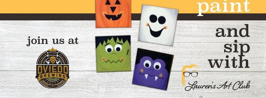 Oviedo Brewing Company - DIY Paint & Sip - Halloween Characters