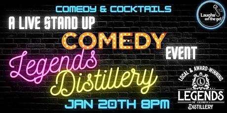 Comedy and Cocktails at Legends Distillery, A Live Stand Up Comedy Event