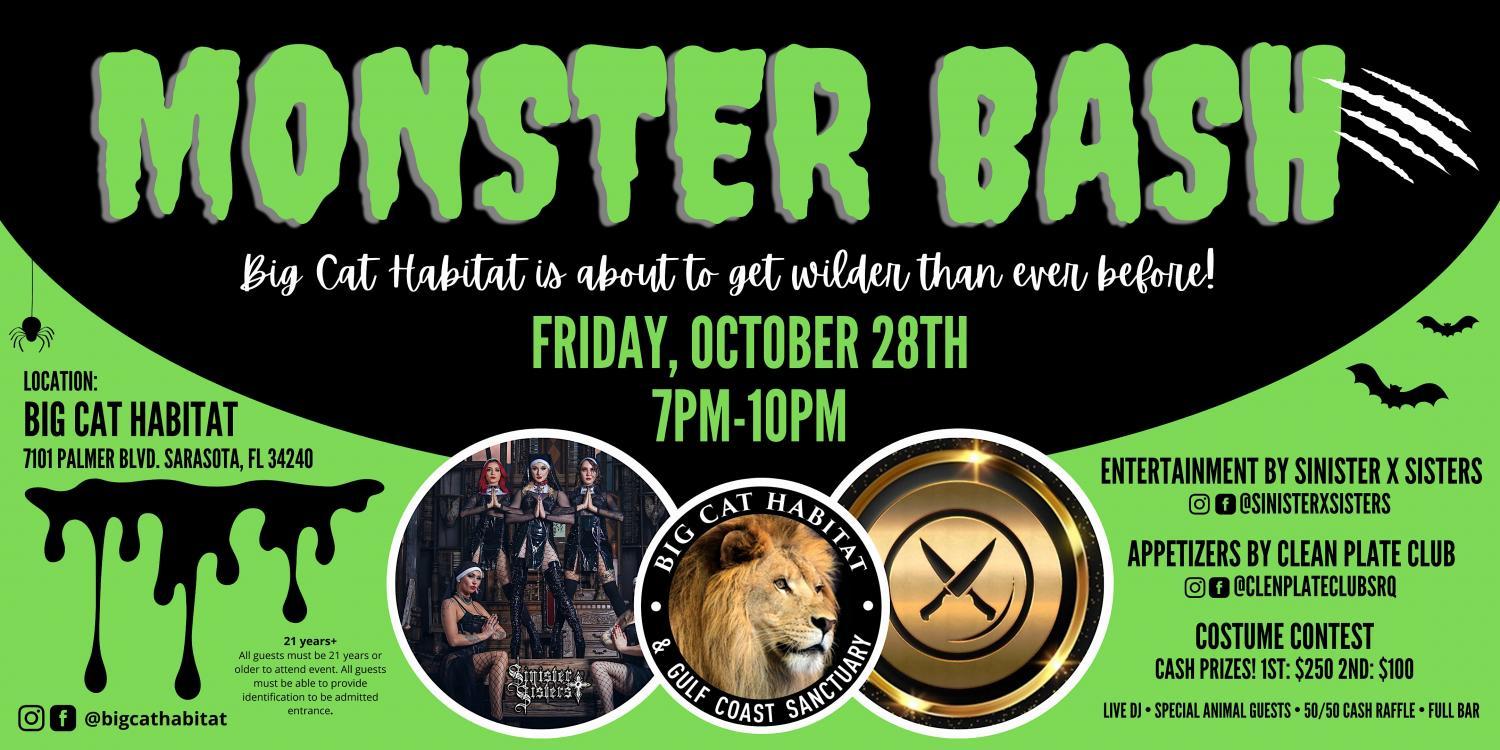 Monster Bash in Sarasota, FL
Fri Oct 28, 7:00 PM - Fri Oct 28, 10:00 PM
in 9 days