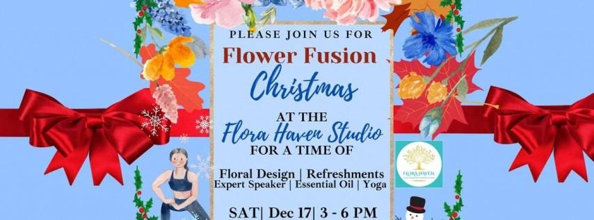 December Christmas Flower Fusion