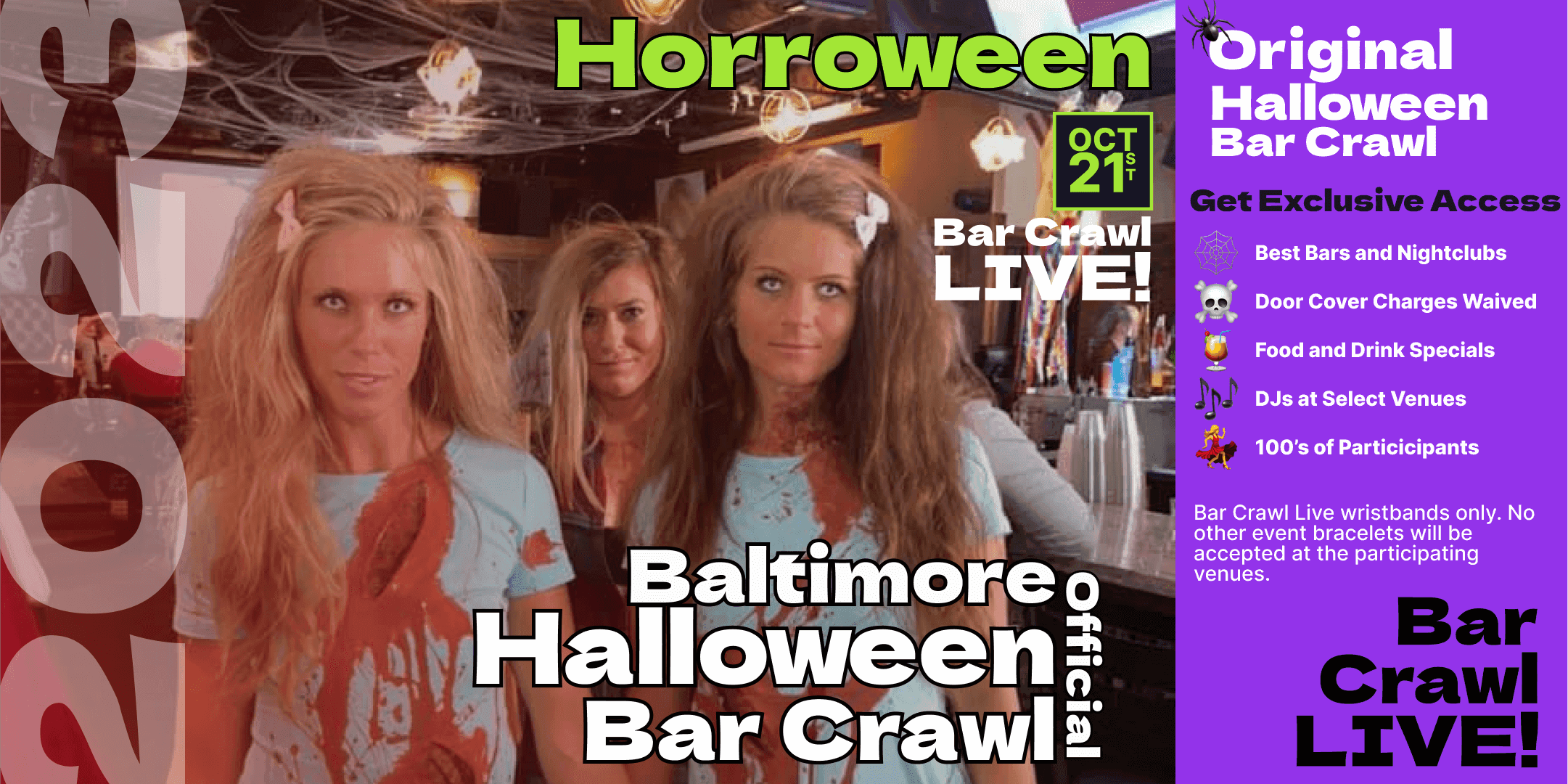 2023 Official Halloween Bar Crawl Baltimore's Original Pub Crawl