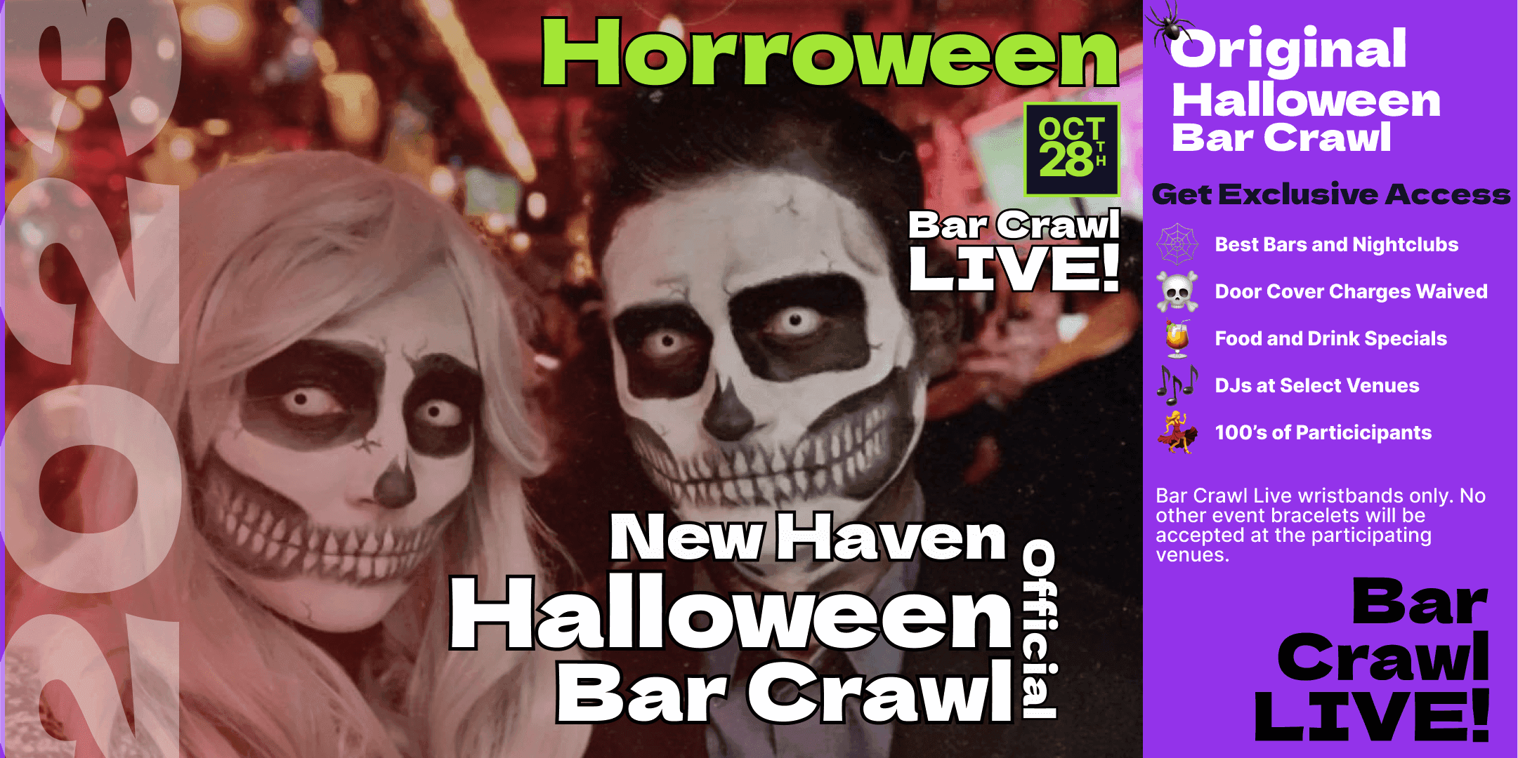 2023 Official Halloween Bar Crawl New Haven's Biggest Bar Event