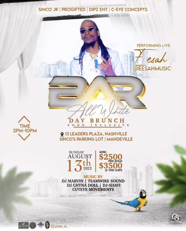 Bar All White Day Brunch