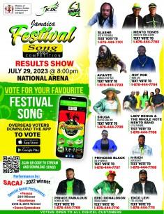 Jamaica Festival Song RESULTS SHOW