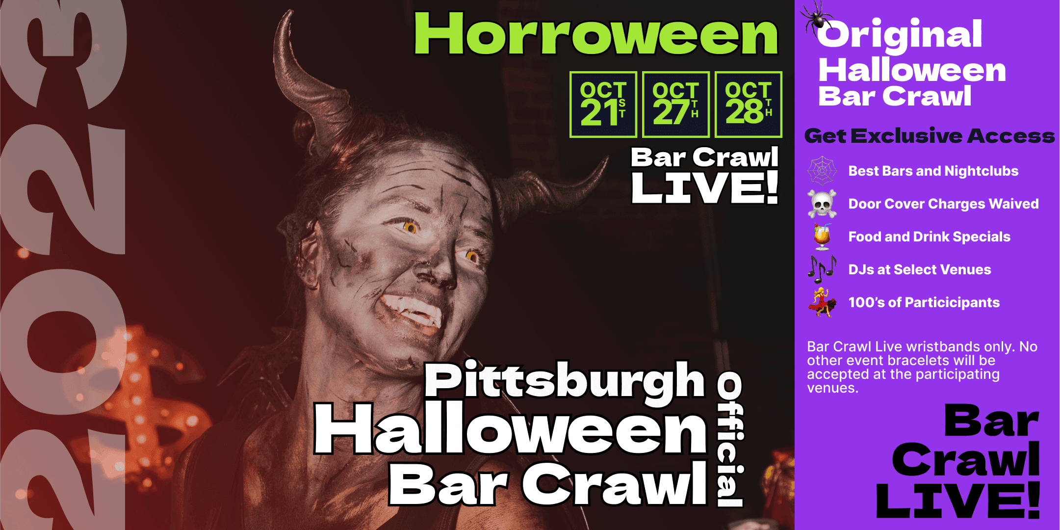 2023 Official Halloween Bar Crawl Pittsburgh's Biggest Bar Event 3 Dates