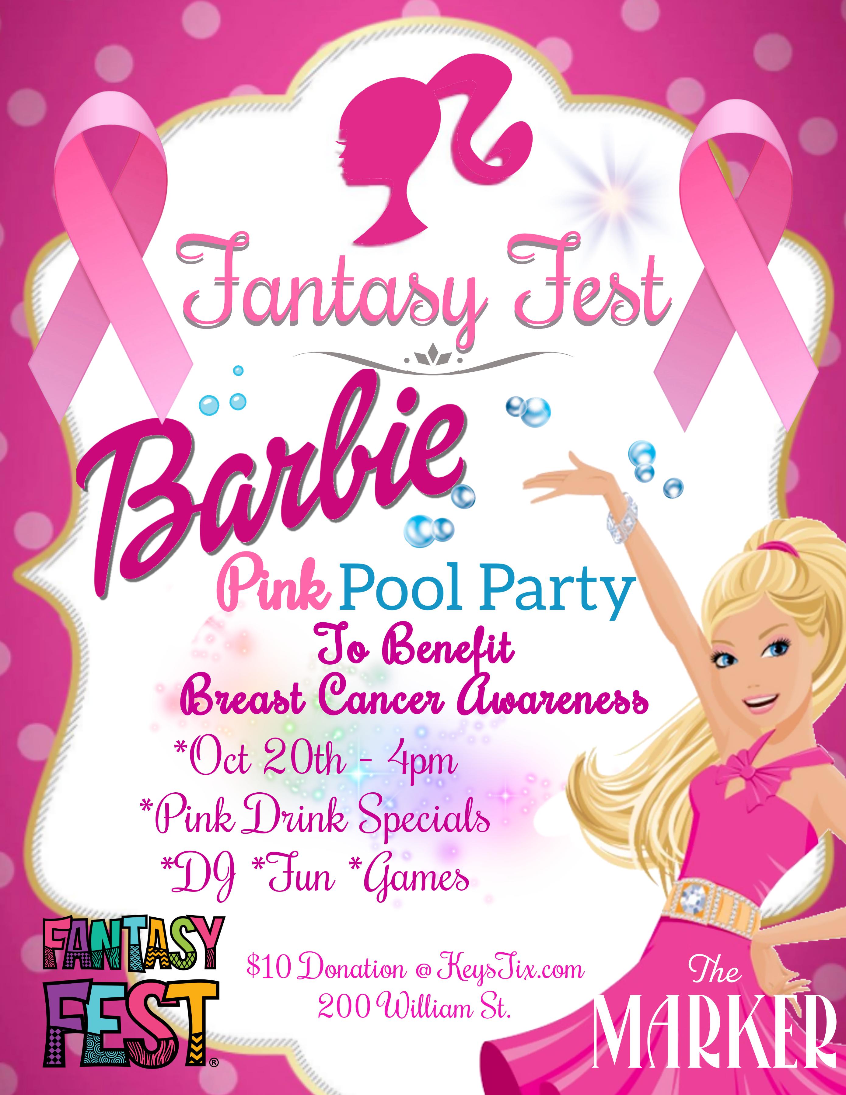 Barbie’s Pink Pool Party at The Marker Key West
