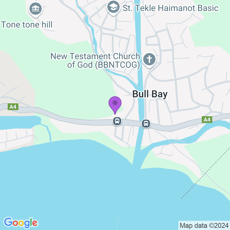 Map showing Bull Bay Health Centre