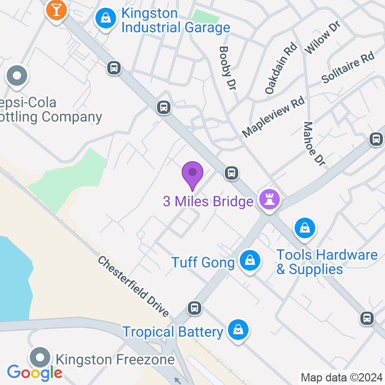 Map showing Majesty Gardens Health Centre